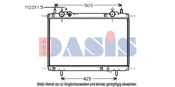 AKS DASIS Radiators, Motora dzesēšanas sistēma 080970N